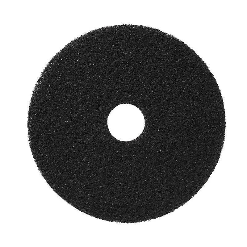 18" Black Floor Stripping Pads - Case of 5