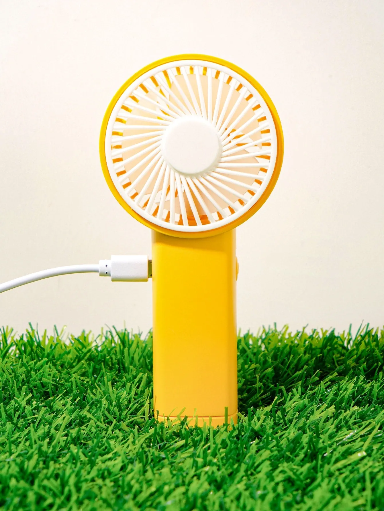 1pc Handheld Mini Fan With USB Cable