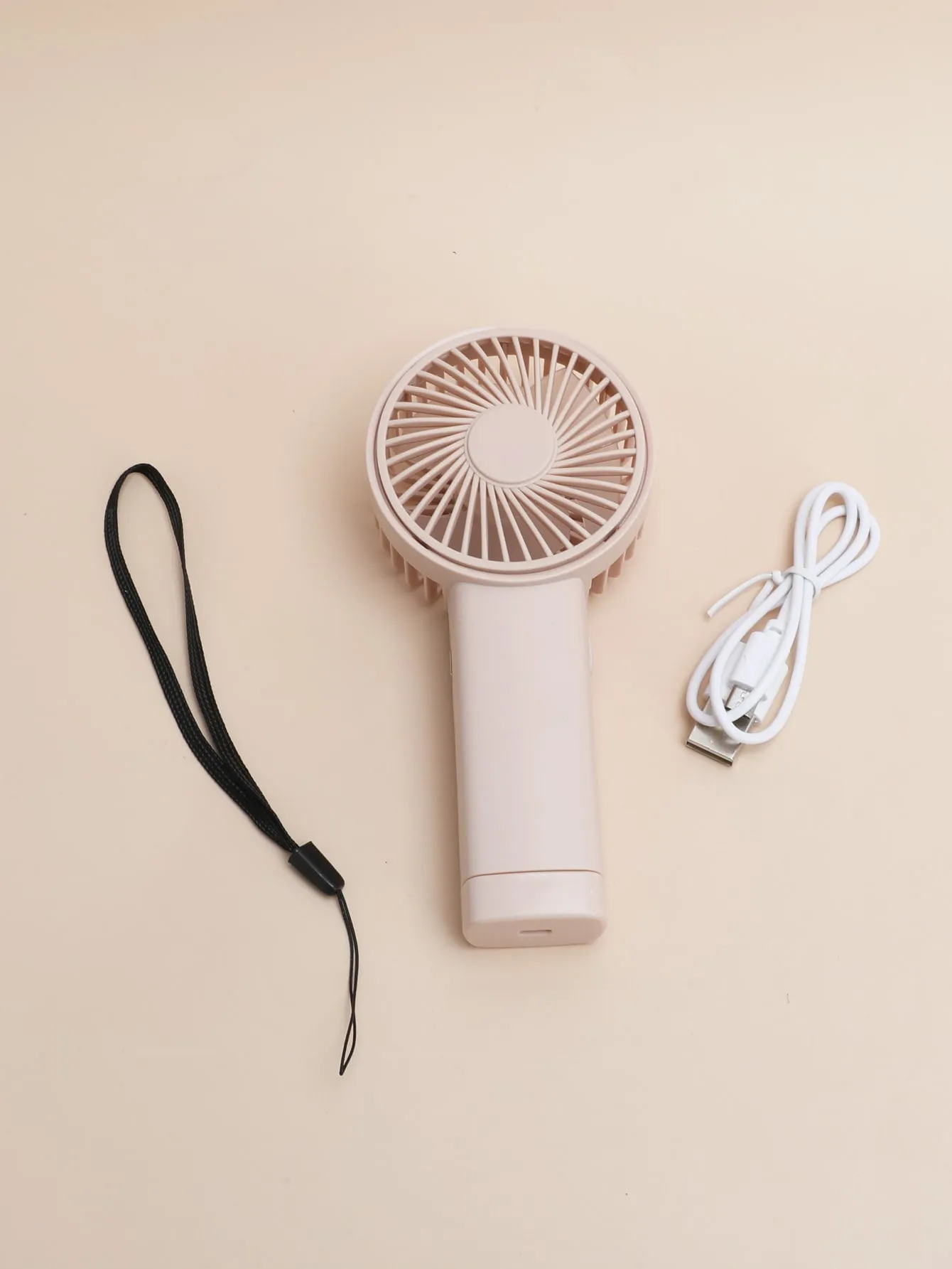 1pc Handheld Mini Fan With USB Cable