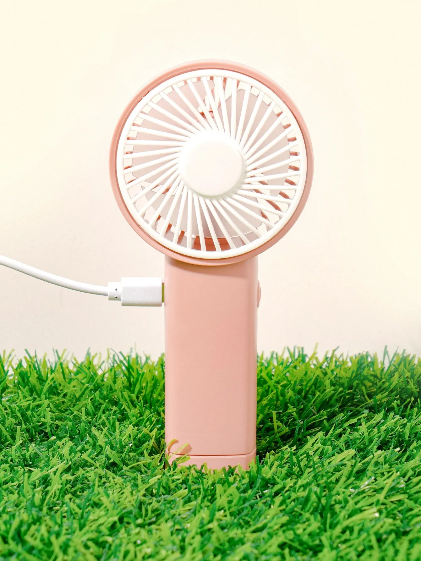 1pc Handheld Mini Fan With USB Cable