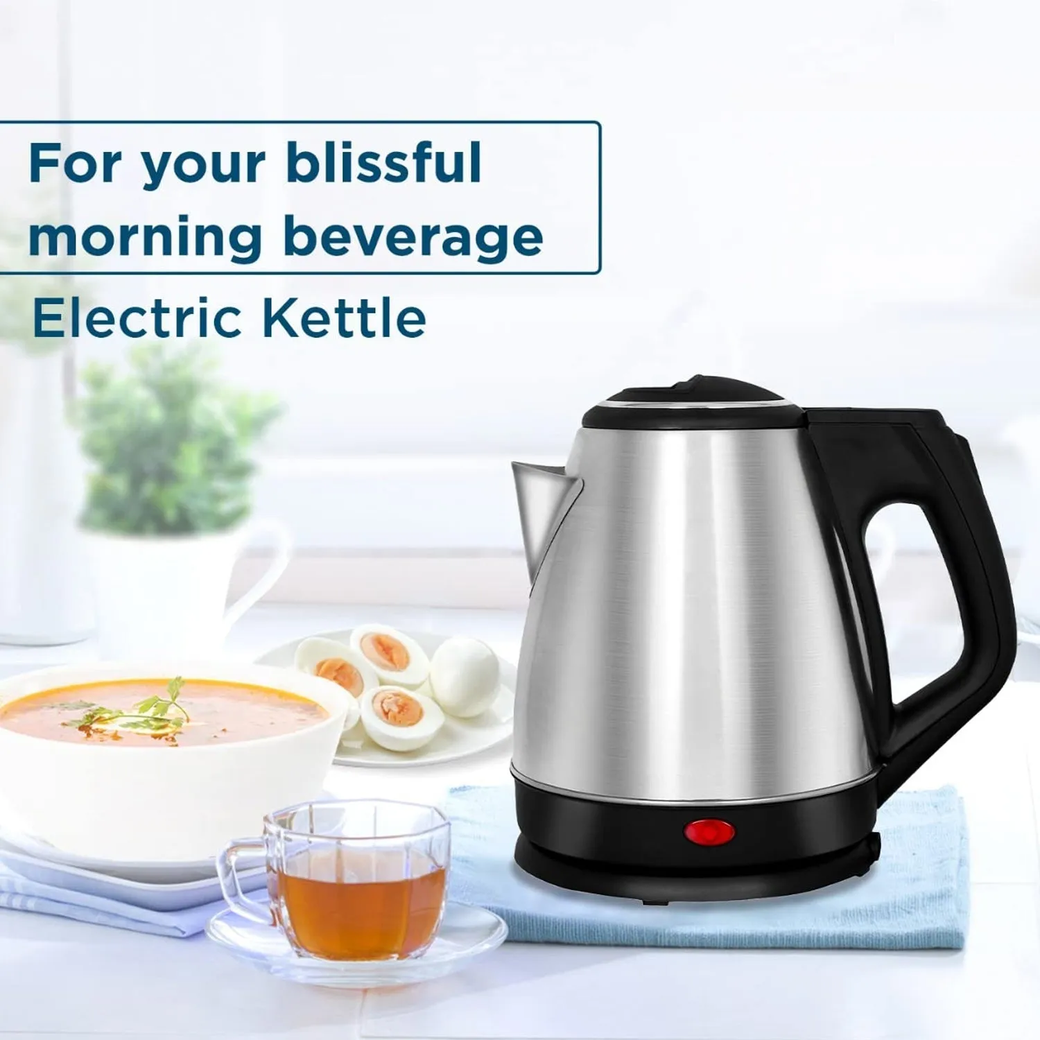 2038 Electric Kettle | Super fast Boiling | 2Litres | Water Tea Coffee Instant Noodles Soup