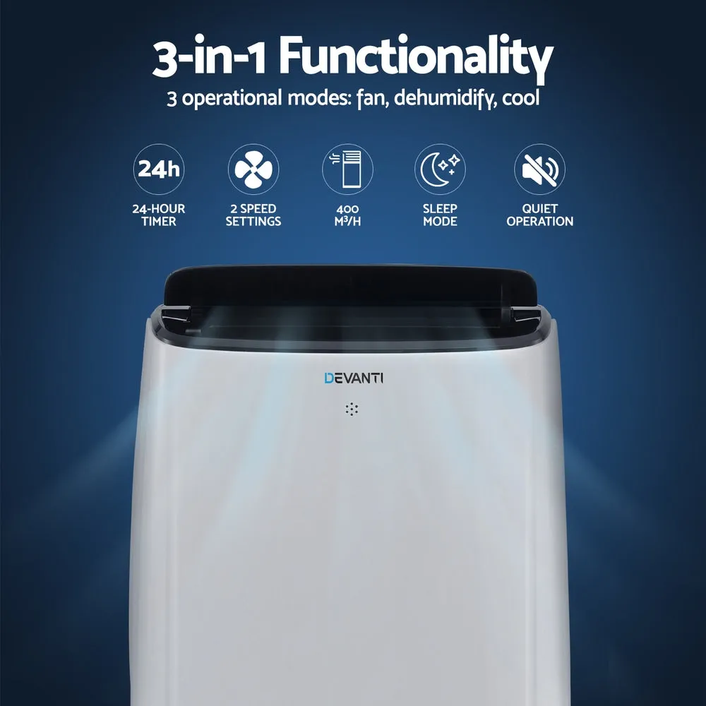 3-in-1 Portable Air Conditioner WiFi, 7000BTU - Devanti