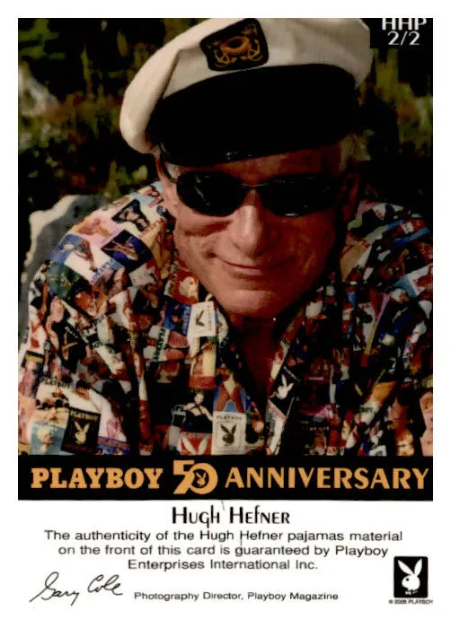 50th Anniversary Memorabilia HUGH HEFNER HHP 2/2