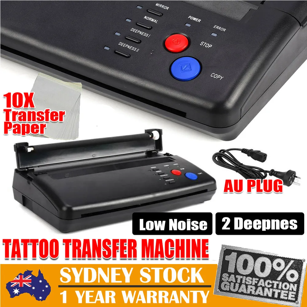 ABS Tattoo Transfer Copier Machine, Fast Printing, 10 Papers