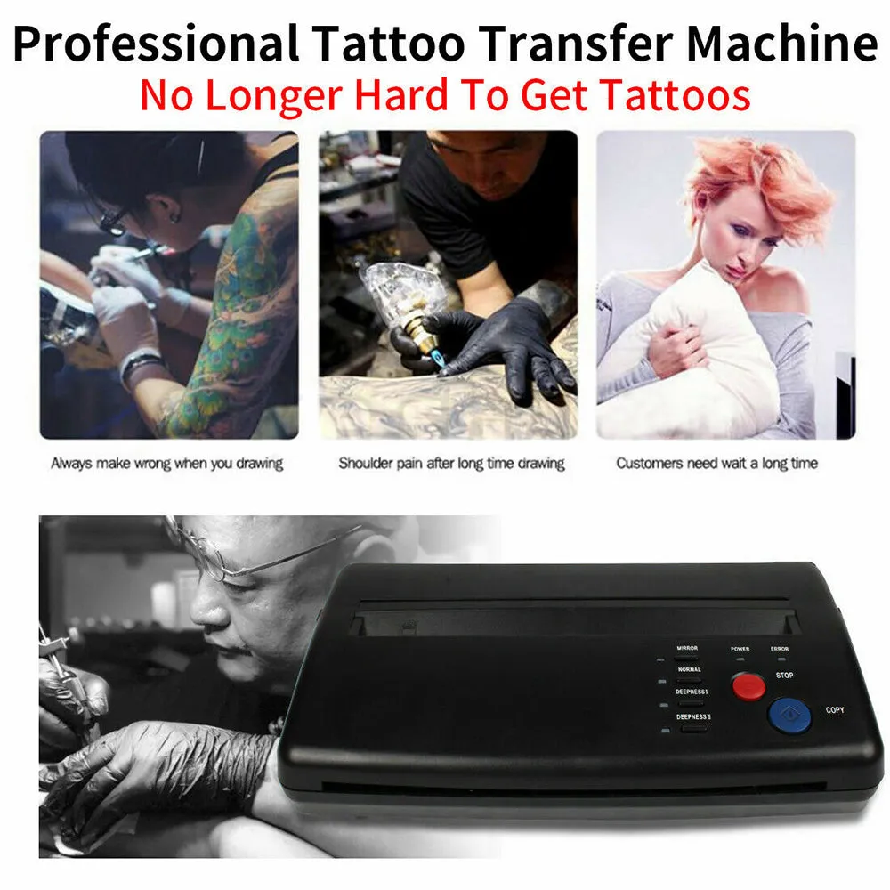 ABS Tattoo Transfer Copier Machine, Fast Printing, 10 Papers