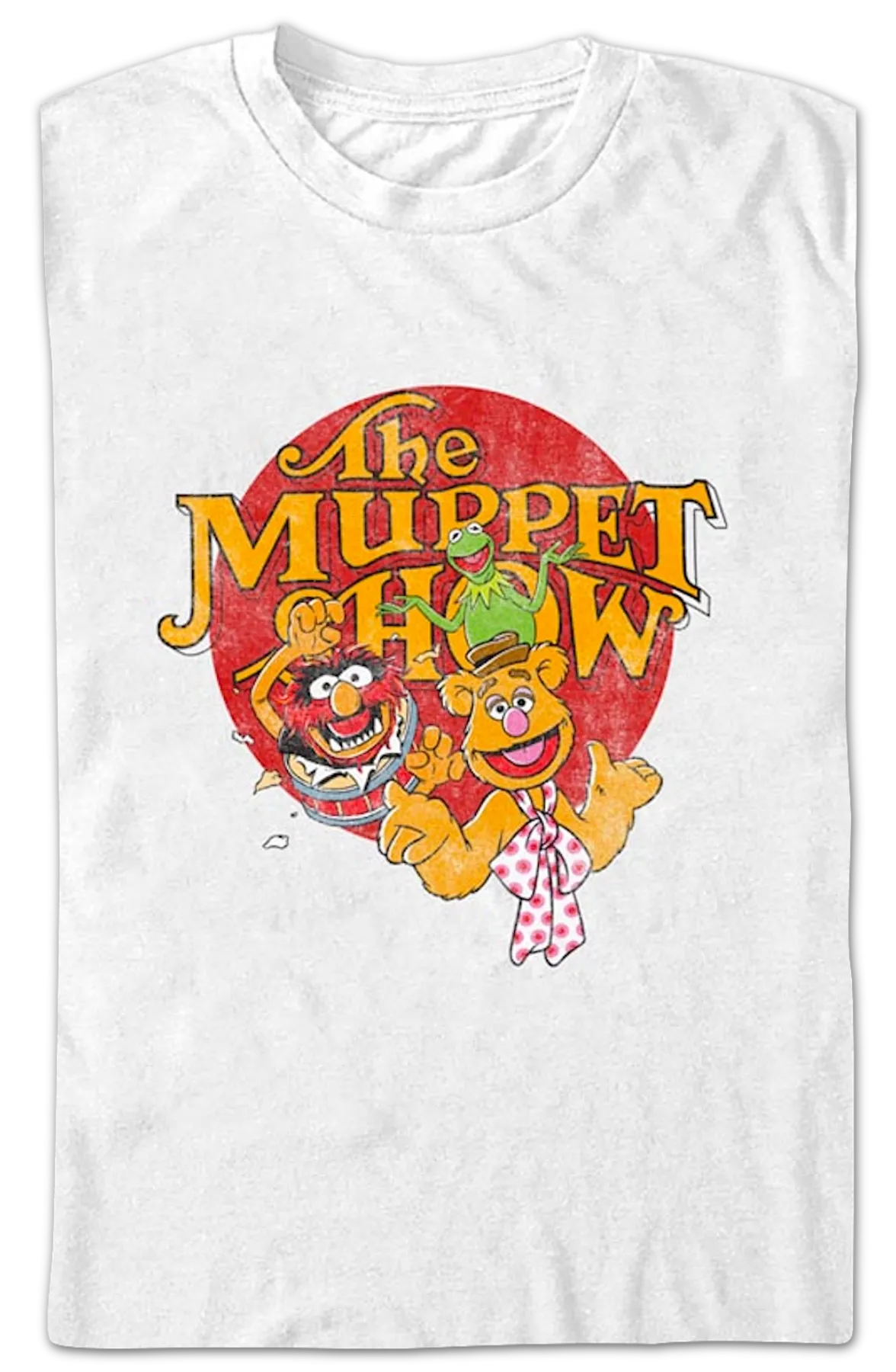 Animal Kermit Fozzie Muppets T-Shirt