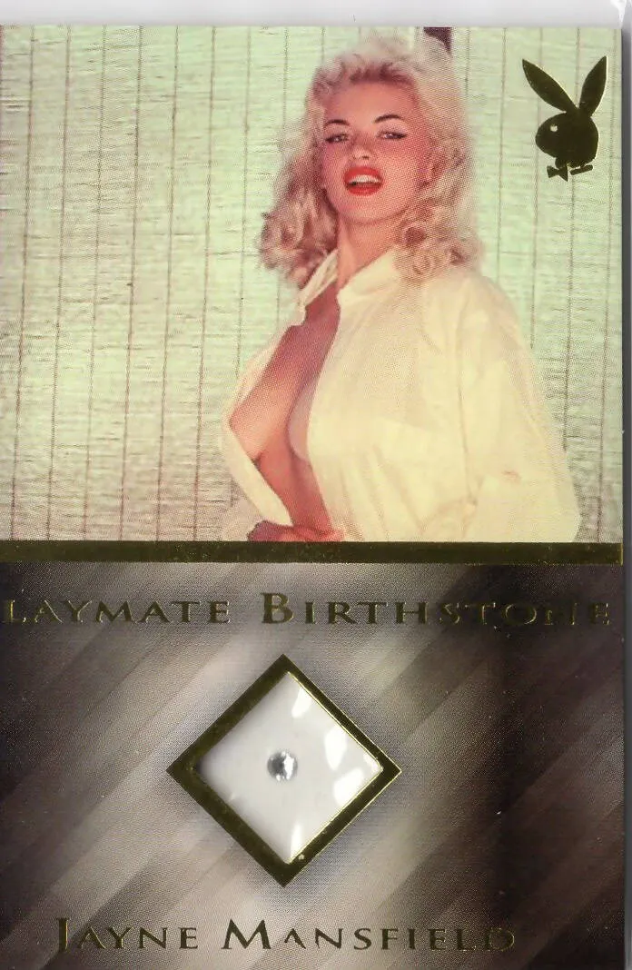 BLONDES BRUNETTES REDHEADS: Birthstone - Jayne Mansfield (GOLD FOIL)