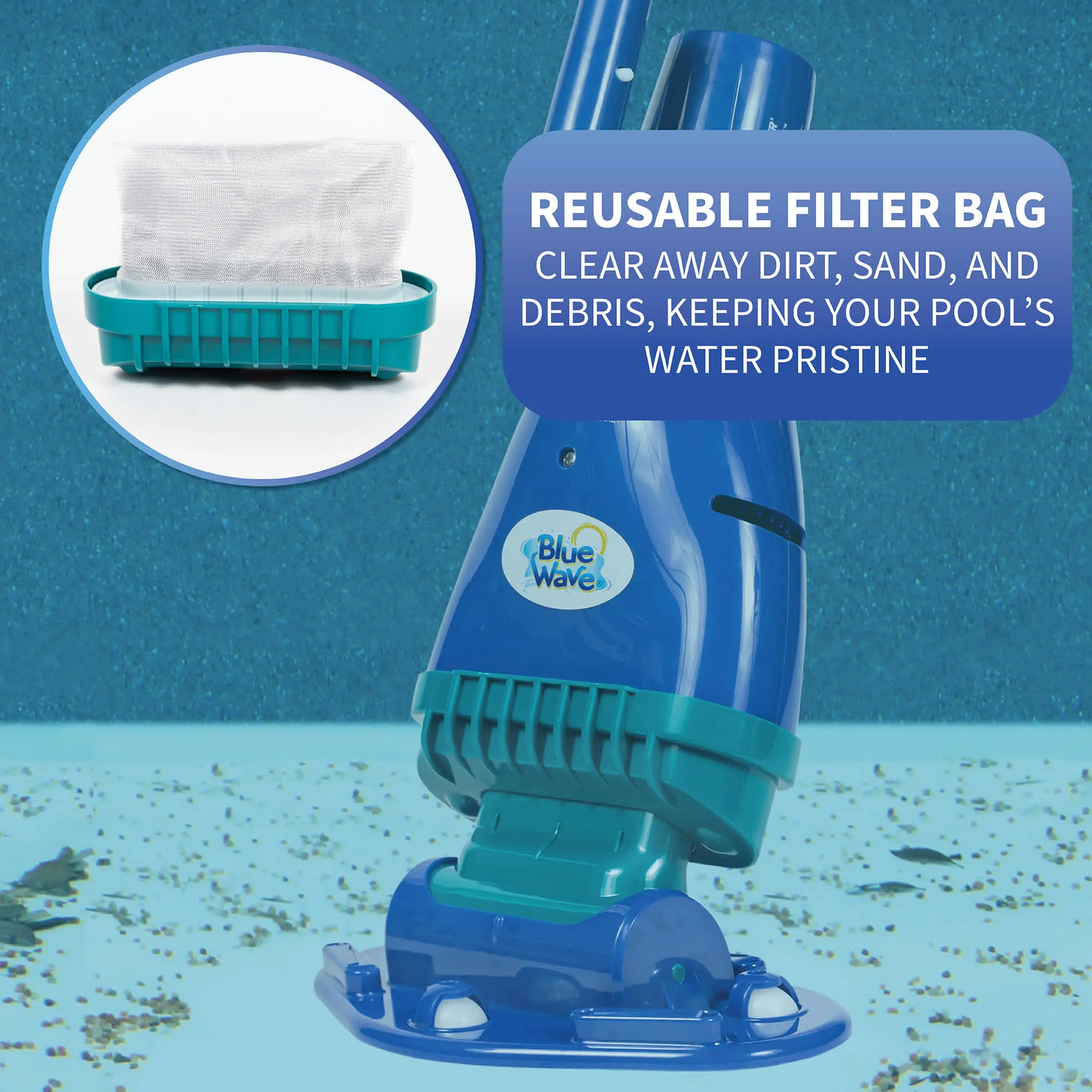 Blue Wave® Pool Blaster® Fusion™ PV-5 Hand-Held Lithium Cleaner