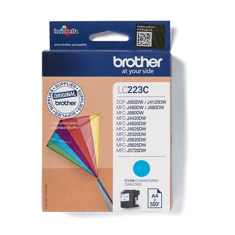 Brother LC223C Ink Cartridge - Cyan | SBRO0682