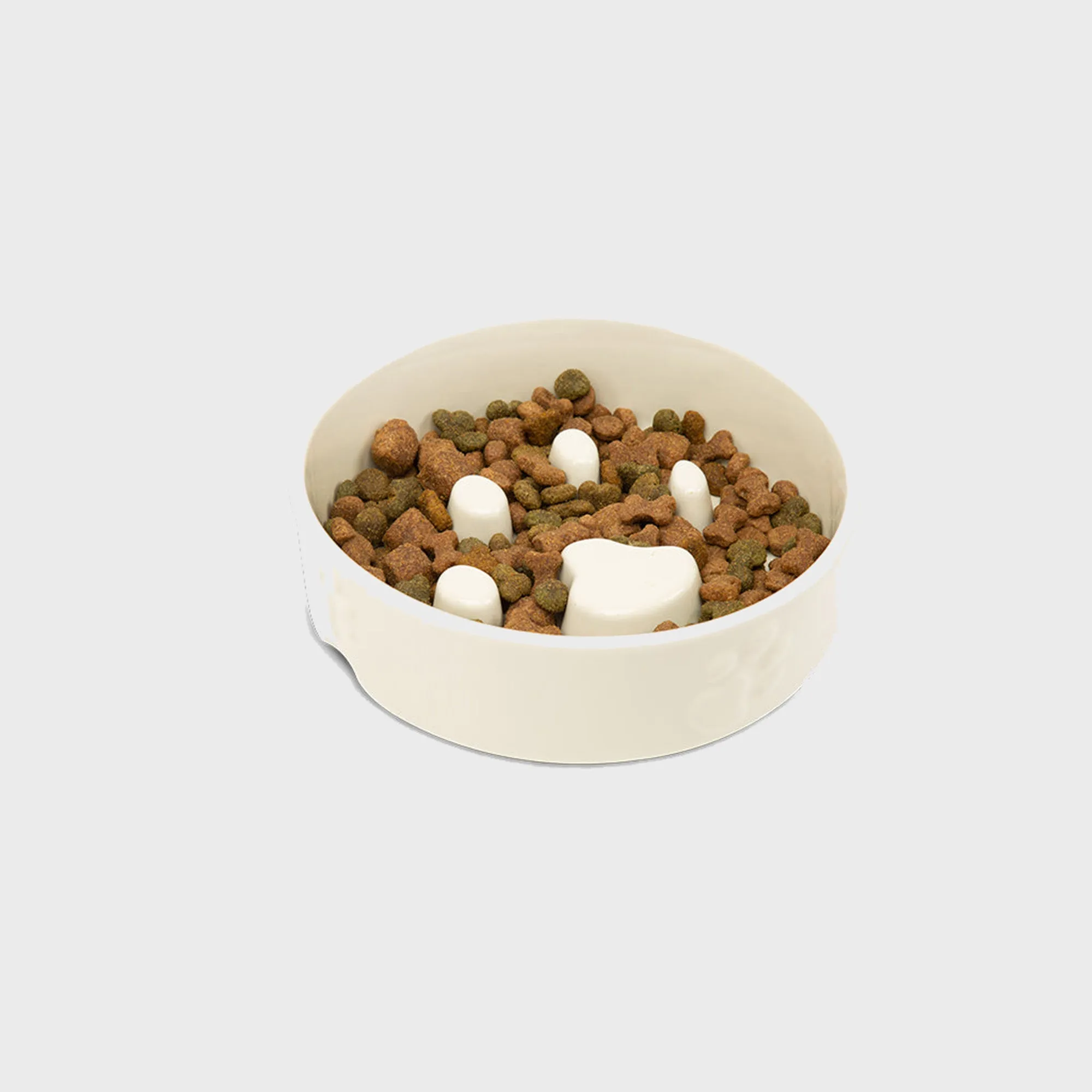 Ceramic Slow Feeder Dog Bowl