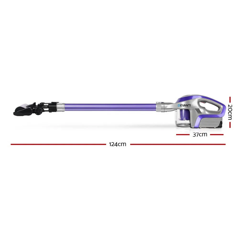 Cordless 150W Handheld Vacuum with HEPA & LED - Devanti