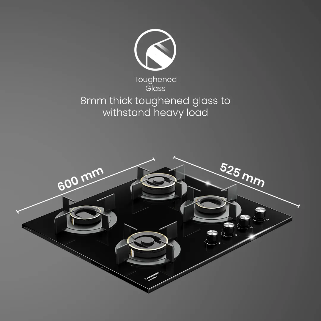 Crompton SensoSafe Gas Hob 60cm 4burner