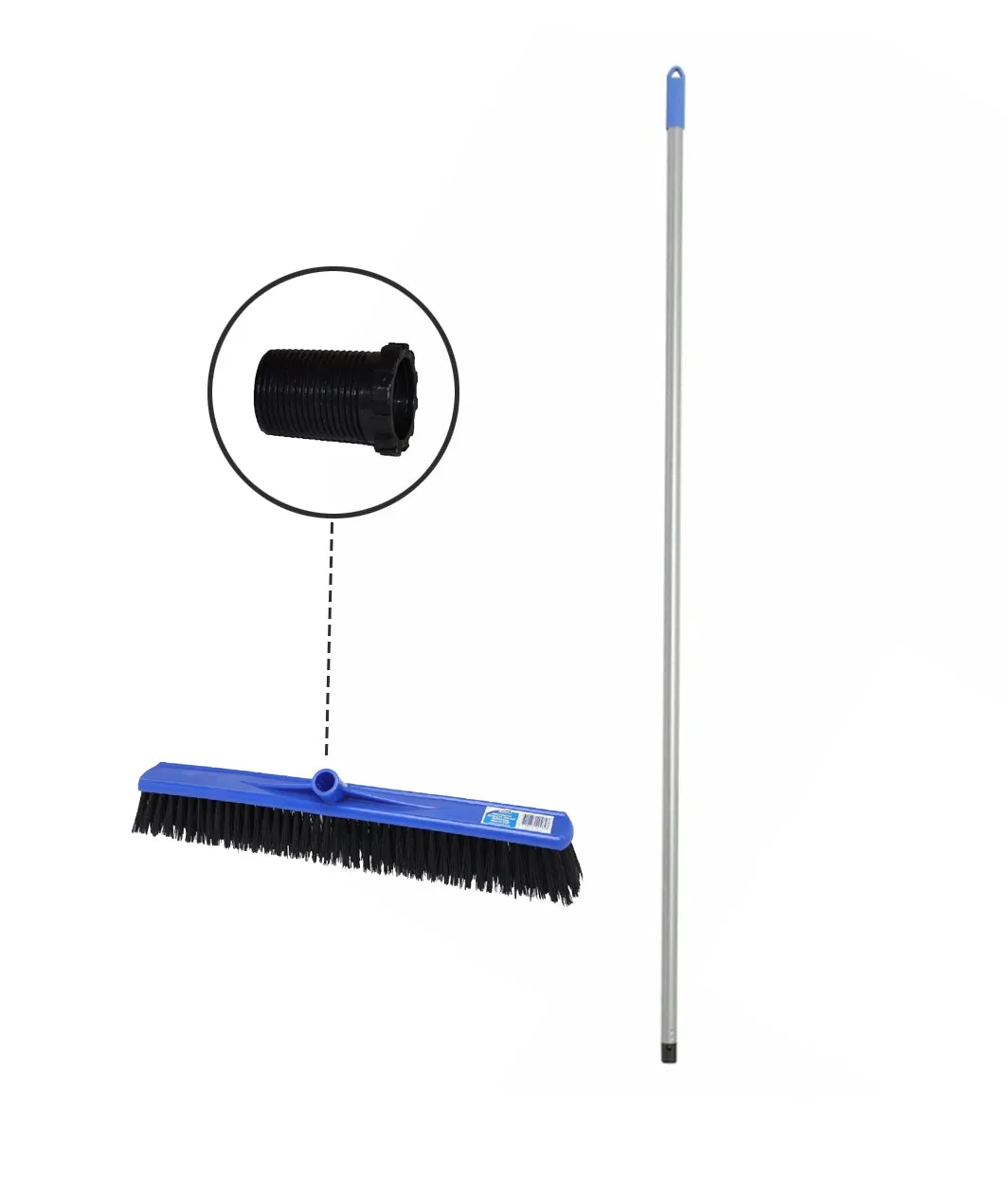 Edco Platform Broom Complete - 1 Unit