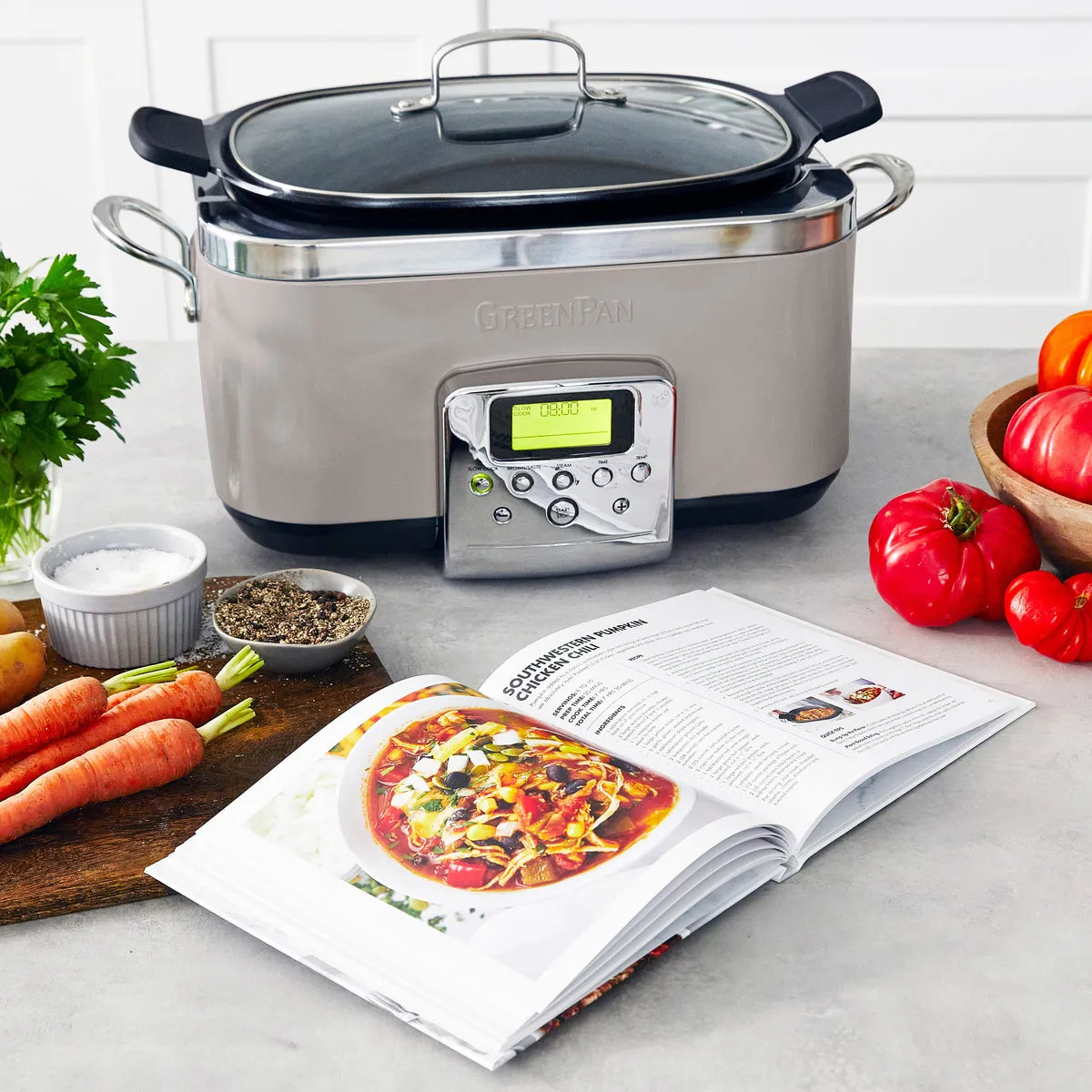 Elite 6-Quart Slow Cooker | Clay