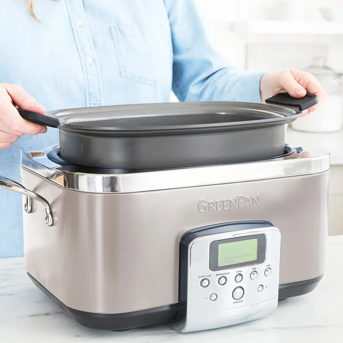 Elite 6-Quart Slow Cooker | Clay