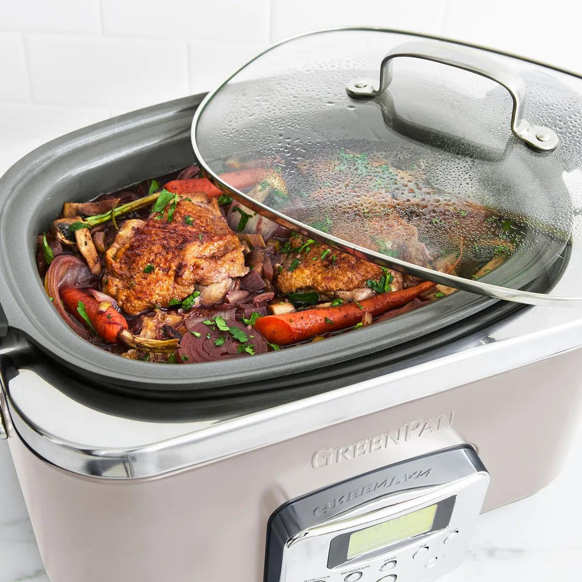 Elite 6-Quart Slow Cooker | Clay