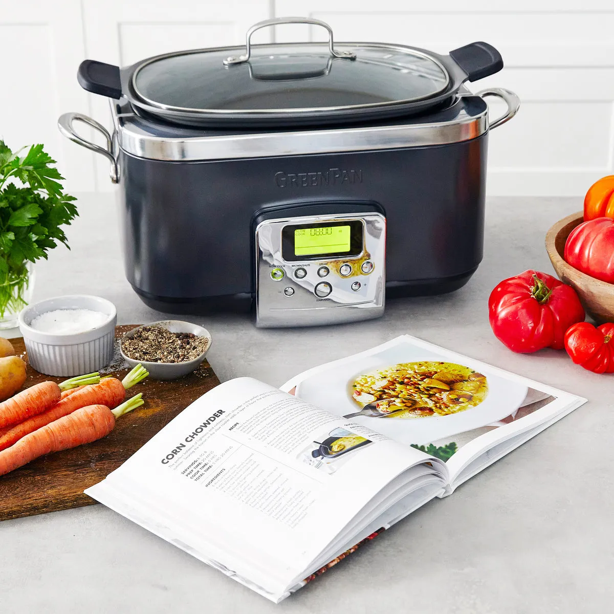 Elite 6-Quart Slow Cooker | Graphite