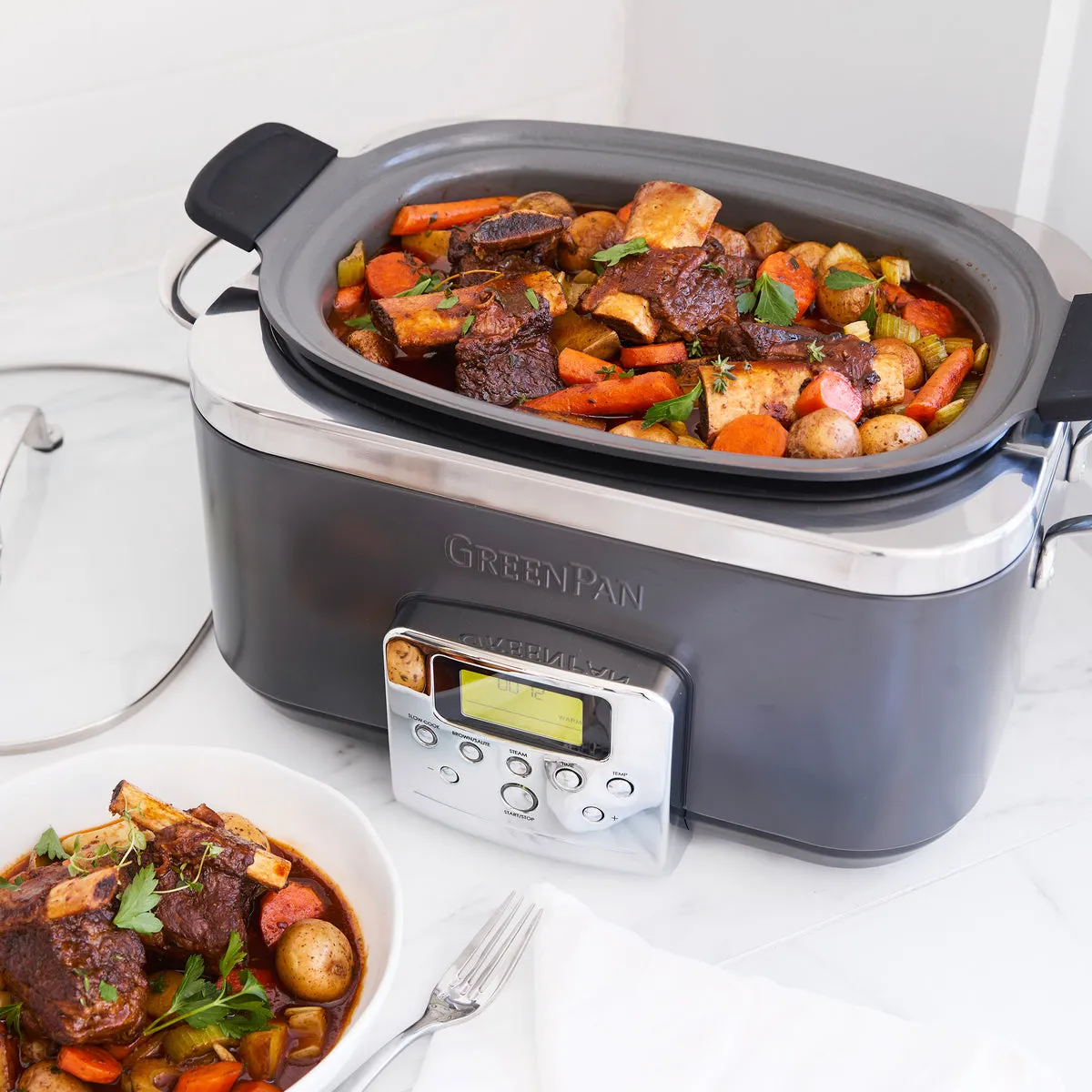 Elite 6-Quart Slow Cooker | Graphite