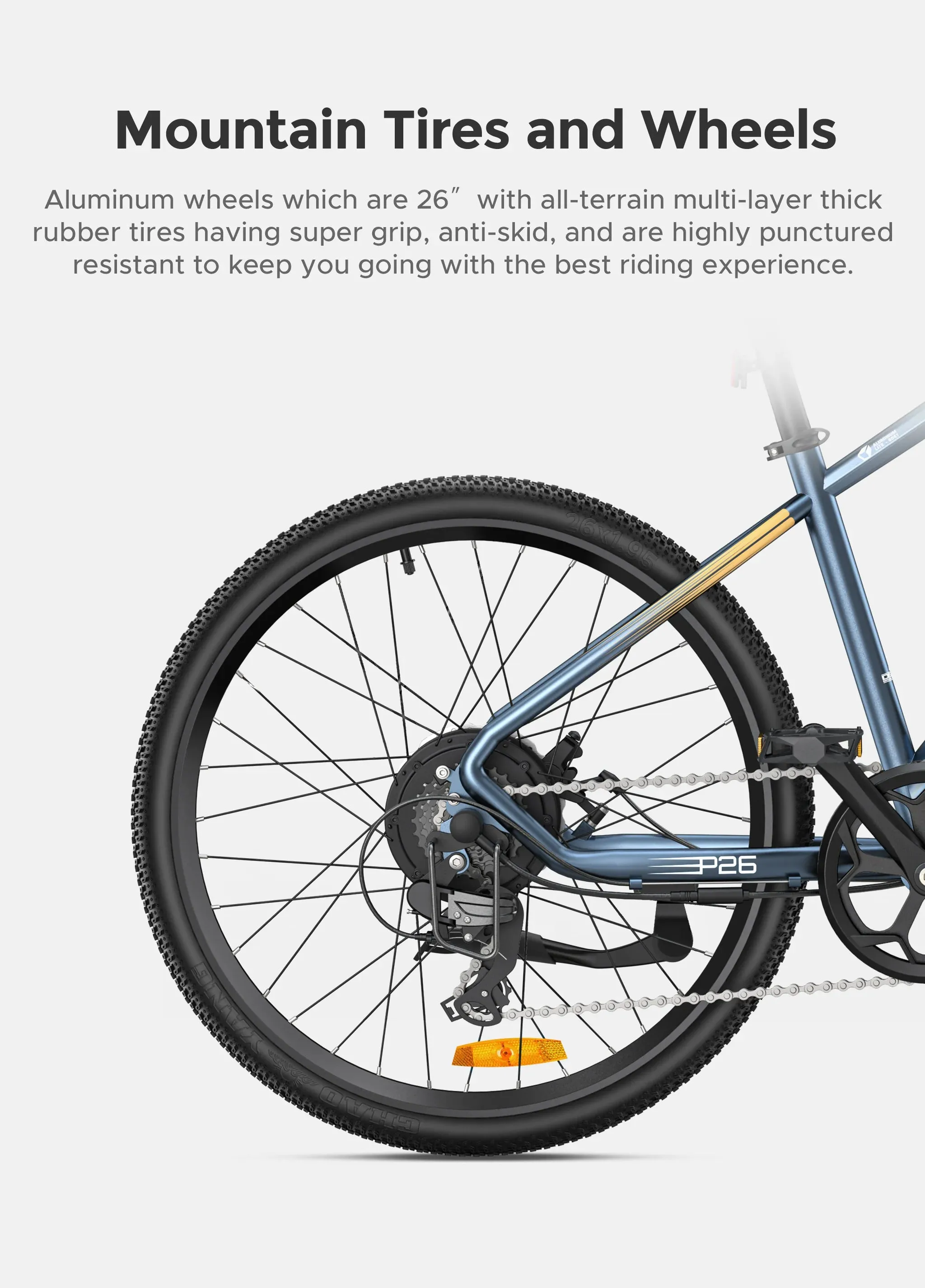 ENGWE P26 800W Front Suspension Commuting E-bike