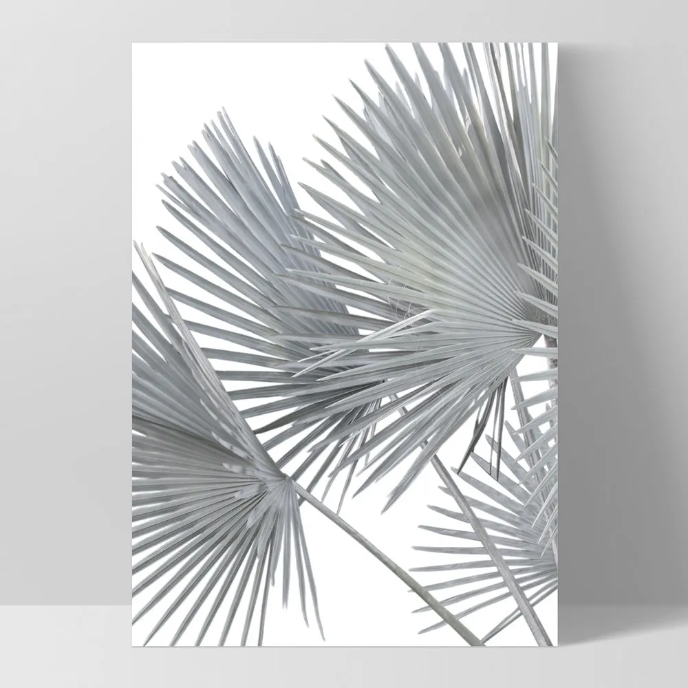 Fan Palm Fronds in Pastel I - Art Print