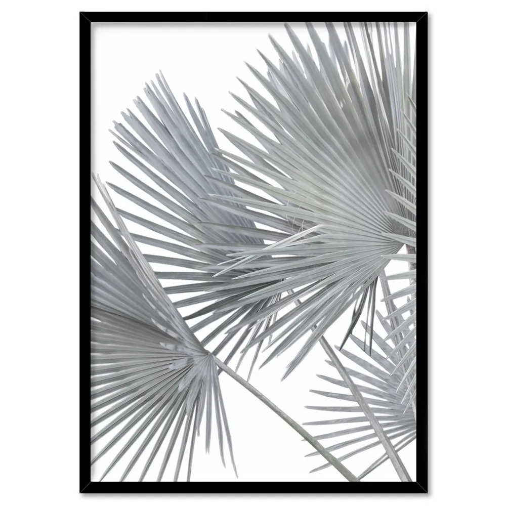 Fan Palm Fronds in Pastel I - Art Print