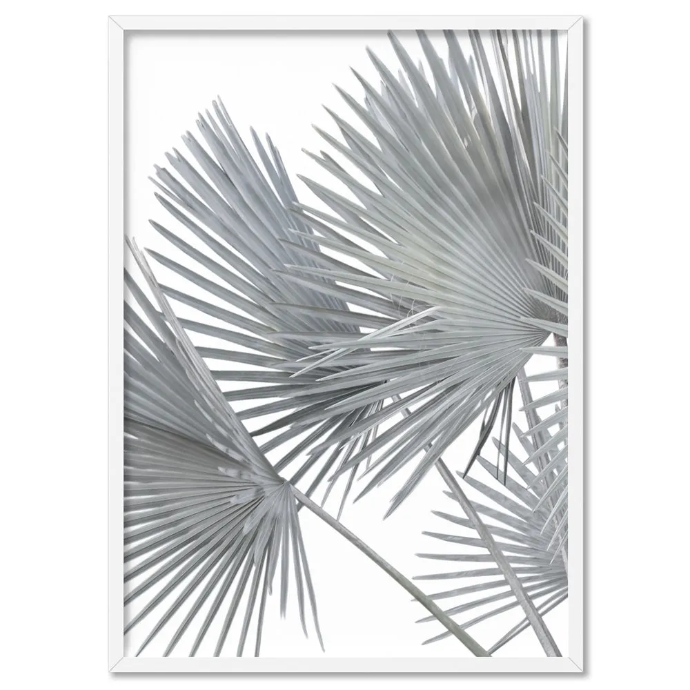 Fan Palm Fronds in Pastel I - Art Print