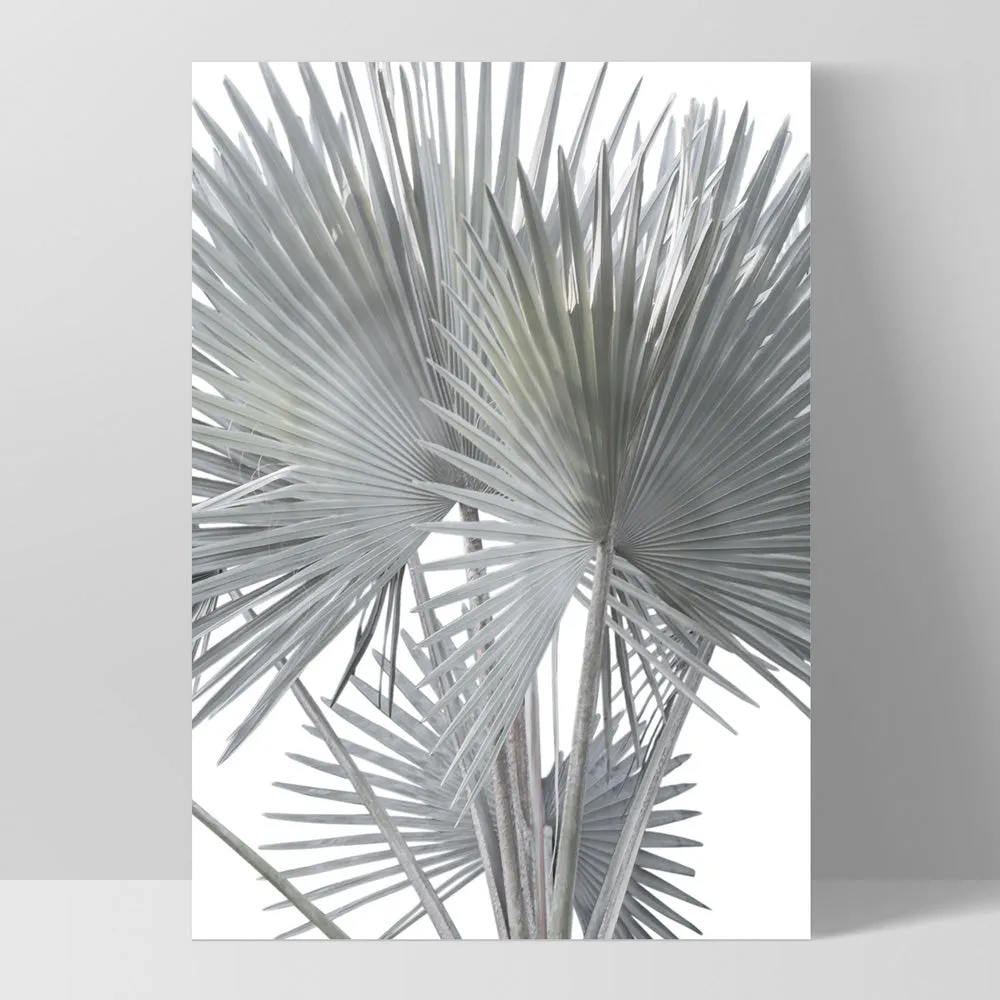 Fan Palm Fronds in Pastel II - Art Print