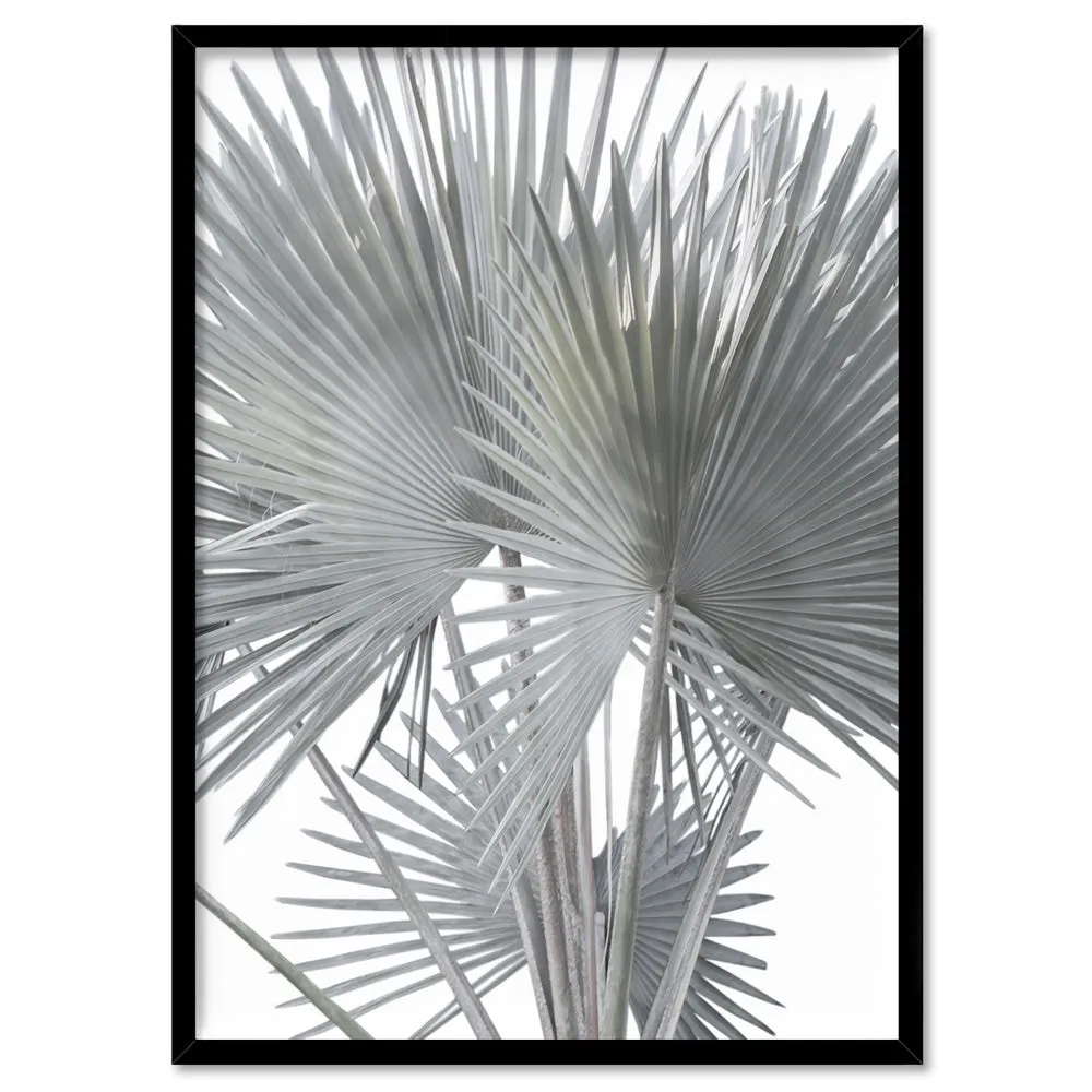 Fan Palm Fronds in Pastel II - Art Print