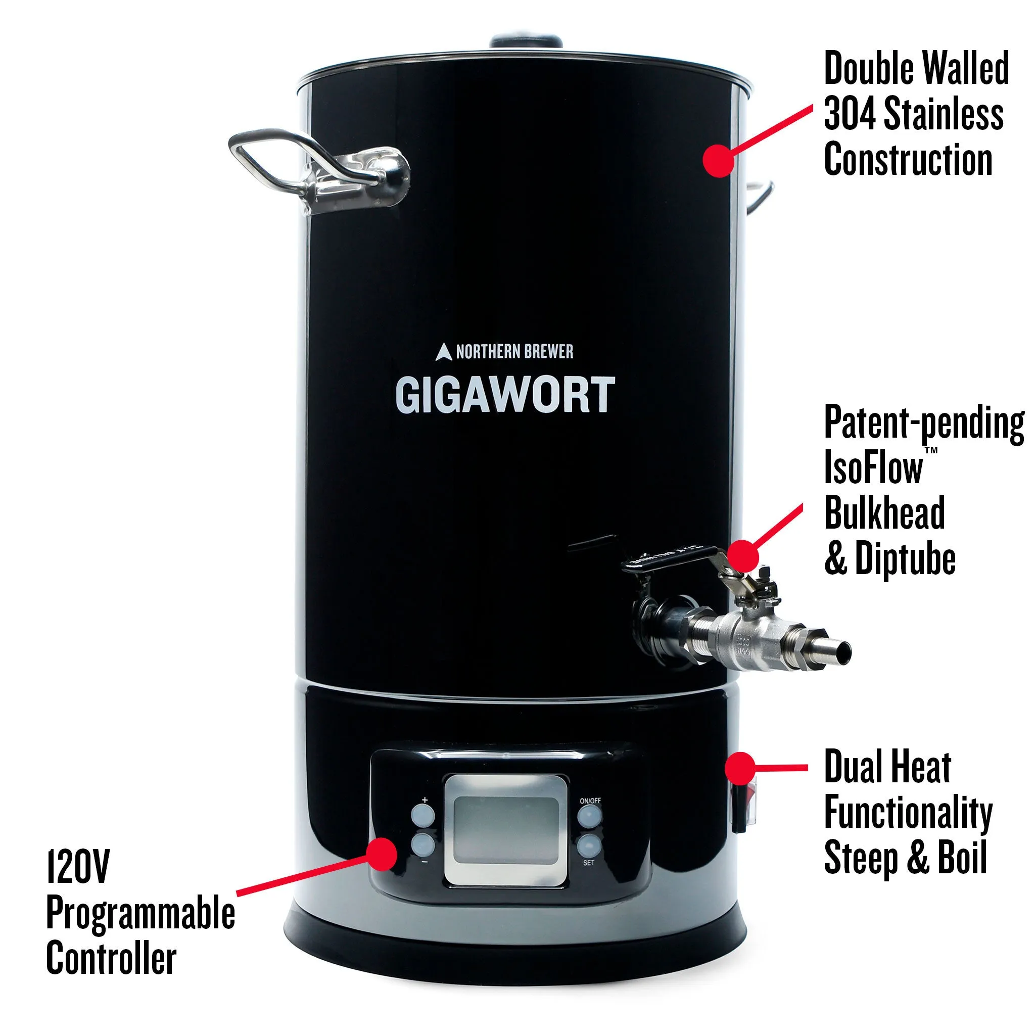 Gigawort® Electric Brew Kettle