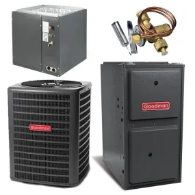 Goodman 1.5 Ton Cooling 16 SEER; 40k BTU Heating; 96% AFUE Gas Electric Air Conditioner System