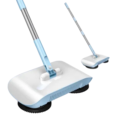 Hand Push Sweeper Household Broom Dustpan Mop Floor All-in-one Machine Gift Mop Sweeper