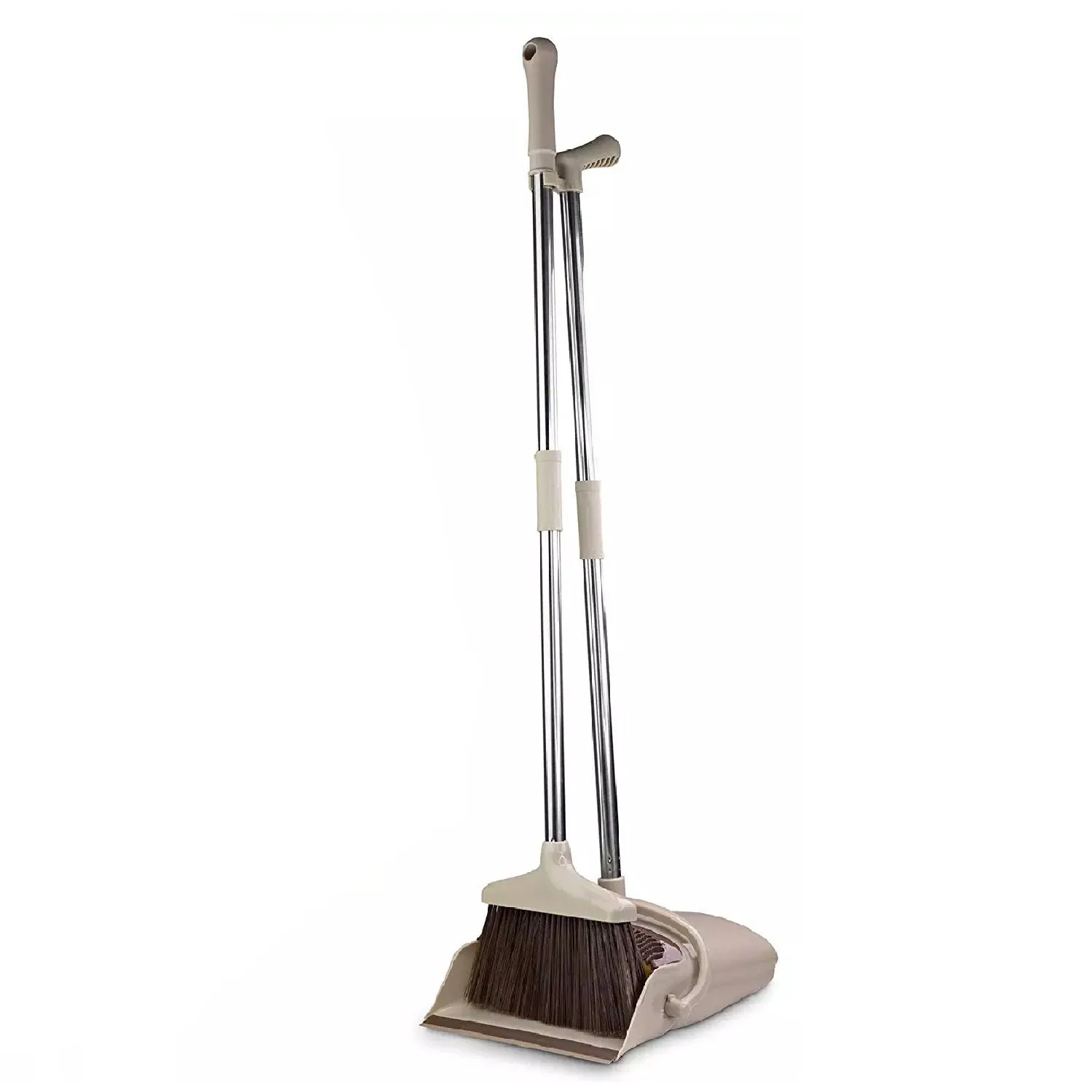 Handle Dustpan and Brush for Sweeping & Cleaning Dust Pan and Broom Handled