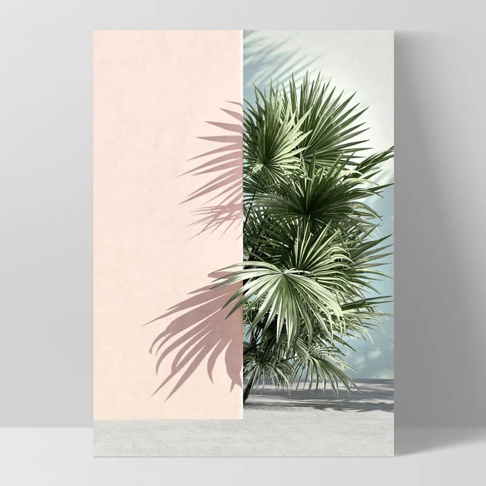 Hidden Palm Shadows - Art Print