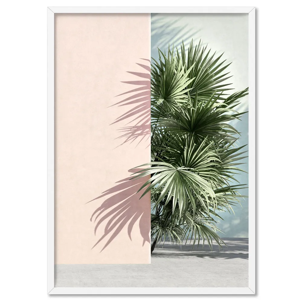 Hidden Palm Shadows - Art Print