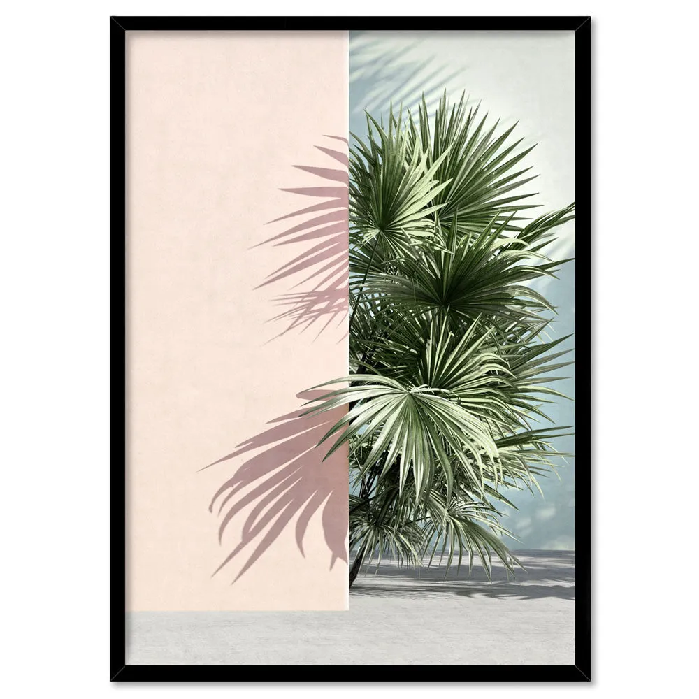 Hidden Palm Shadows - Art Print