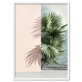 Hidden Palm Shadows - Art Print