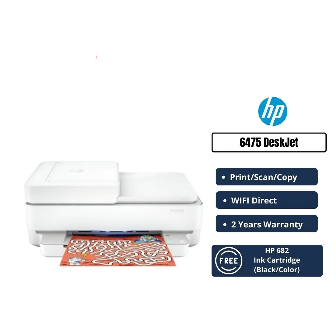 HP (6075/6475) DeskJet Plus Ink Advantage All-in-One Printer