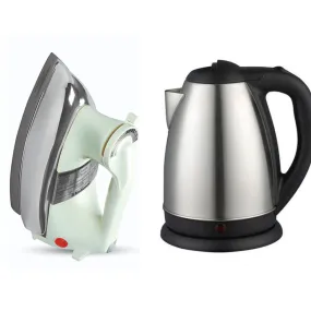 Imported Electric Kettle Premium Quality 2 liters   National Deluxe Automatic Iron