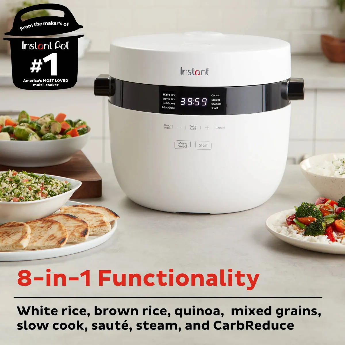 Instant Pot Rice & Grain Cooker 10 Cup