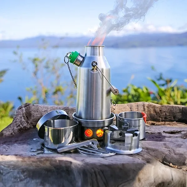 Kelly Kettle 'Trekker' Stainless Steel Kettle & Kit