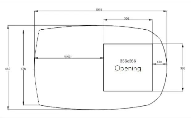 Mestic Rooftop RTA-2600 Caravan Motorhome Campervan Air Conditioner