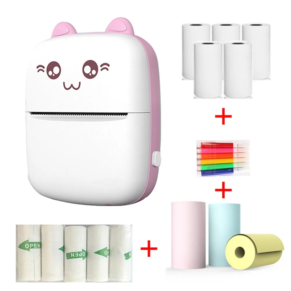 MINI CAT Bluetooth Pocket Thermal Label Printer