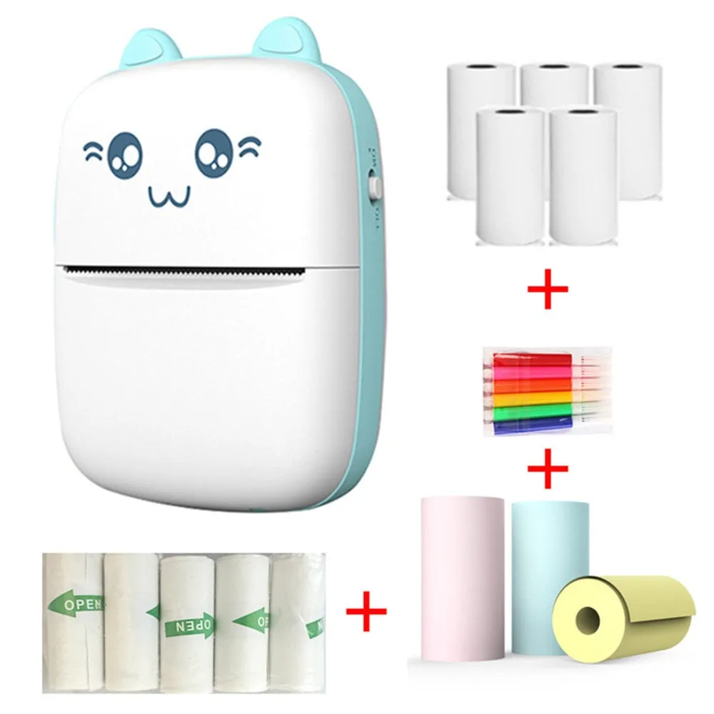 MINI CAT Bluetooth Pocket Thermal Label Printer