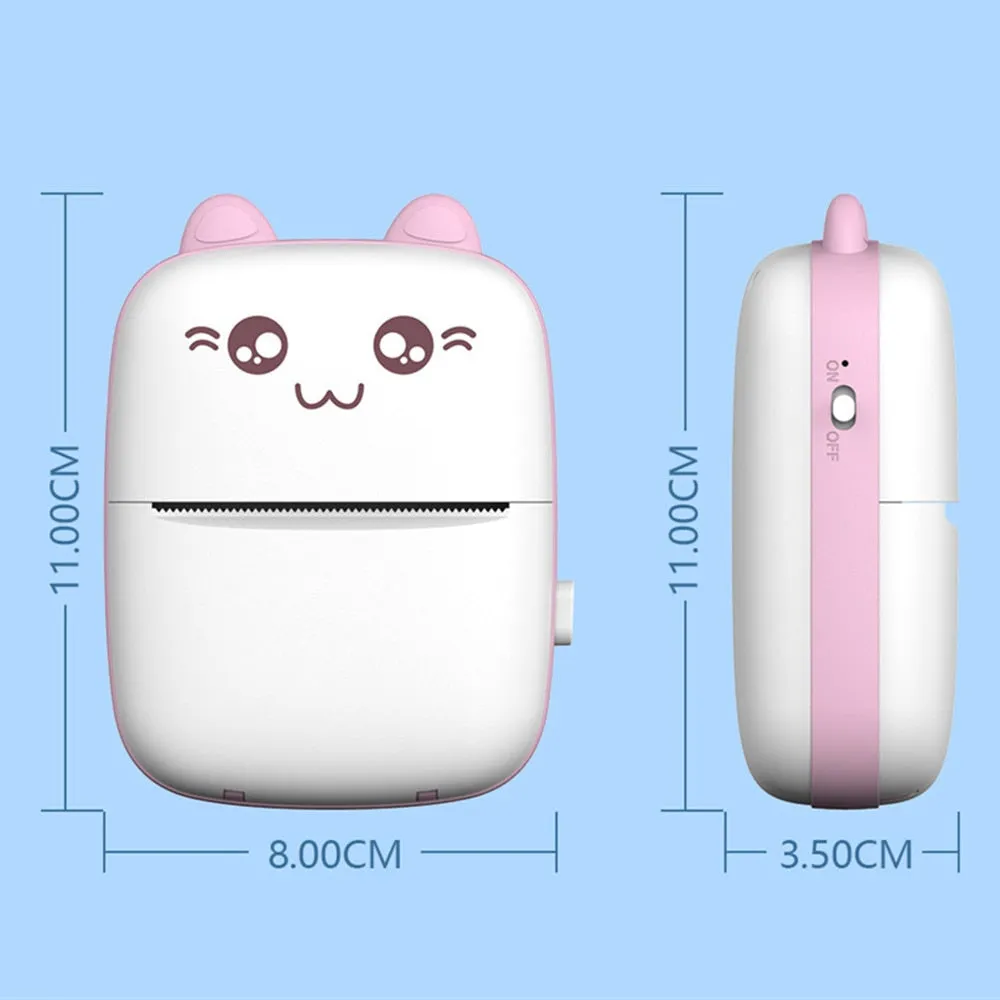 MINI CAT Bluetooth Pocket Thermal Label Printer