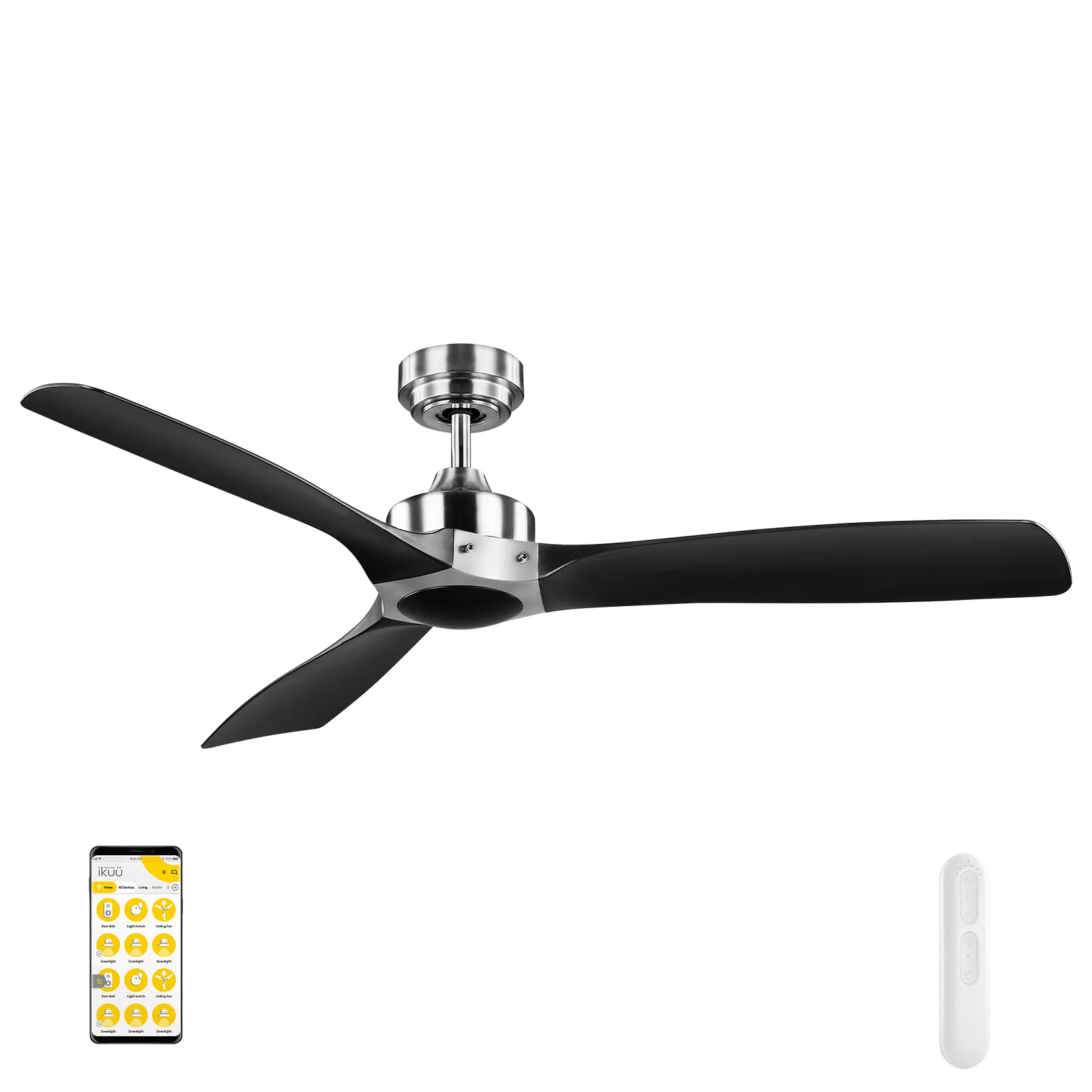 Minota 132cm DC Ikuü Smart Wi-Fi Ceiling Fans with Remote