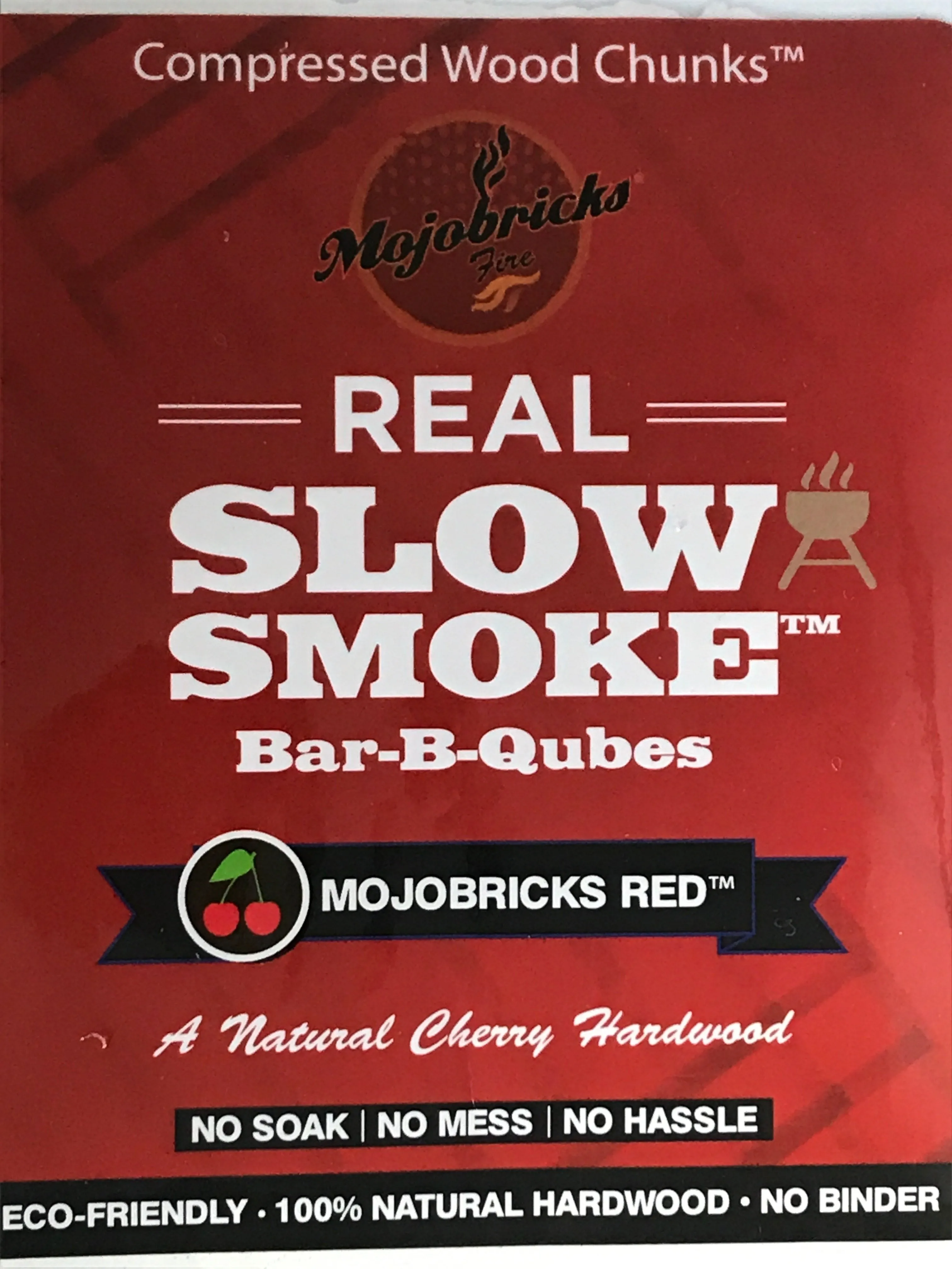 Mojobricks Red (Cherry) Bar-B-Qubes (medium size)