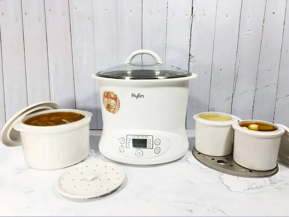 Multi-Stew Cooker 9 Menus 4 Ceramic Pots 2.2L Kylin