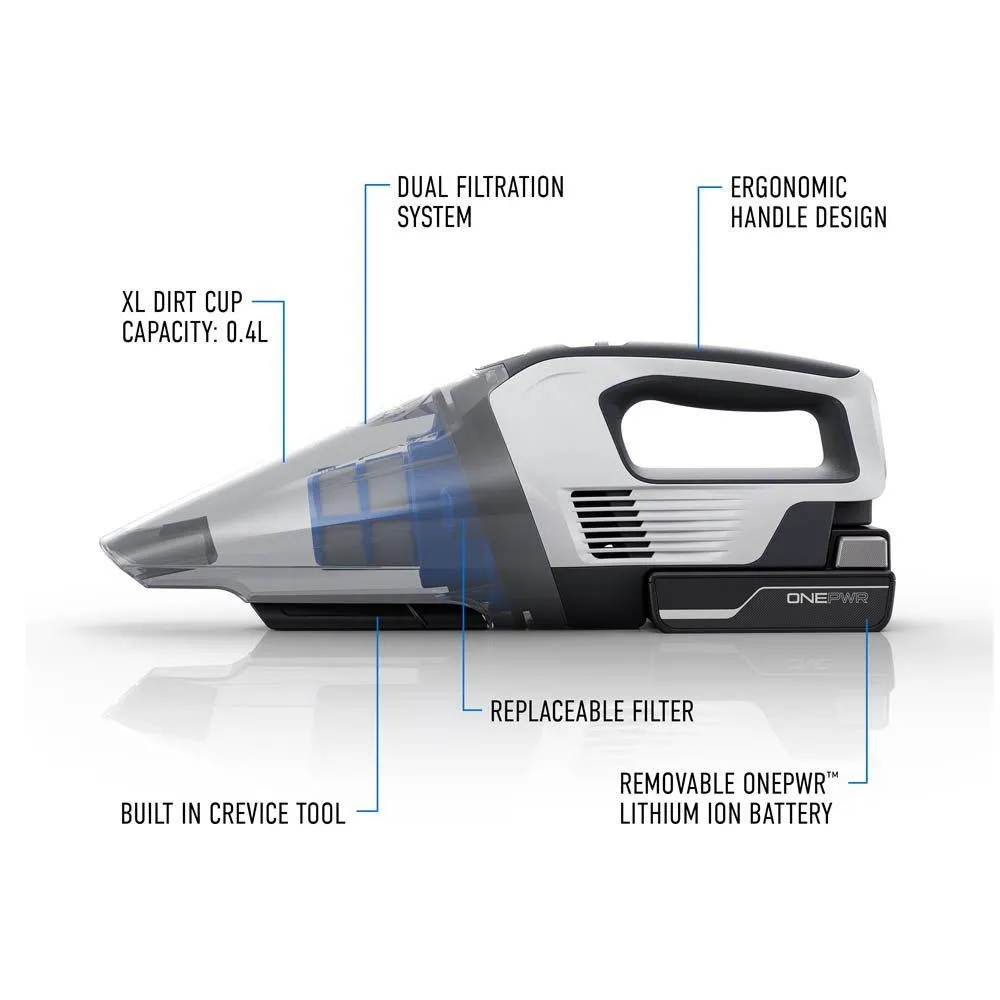 ONEPWR Compact Cordless Handheld Vacuum - Tool Only