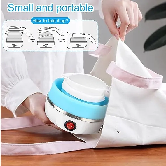 Portable Electric Kettle 600ml Fast Water Boiling Food Grade Material