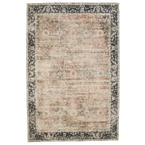 Rann Multicolour Traditional Distressed Large Rug